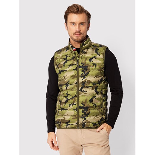 Tommy Hilfiger Kamizelka MW0MW18762 Zielony Regular Fit ze sklepu MODIVO w kategorii Kamizelki męskie - zdjęcie 182726904