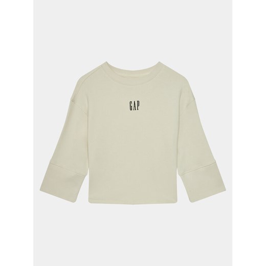 Gap Bluza 740041-01 Beżowy Relaxed Fit ze sklepu MODIVO w kategorii Bluzy chłopięce - zdjęcie 182726910