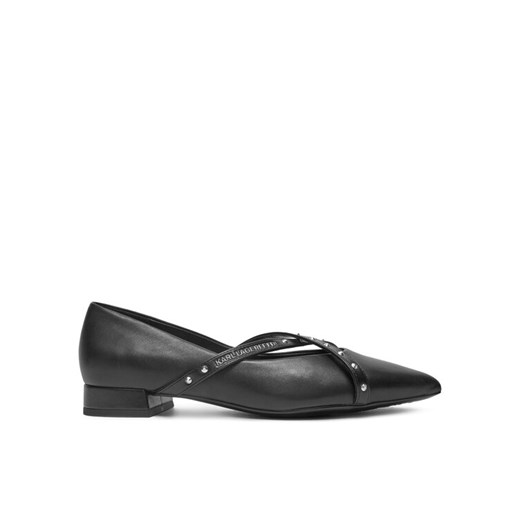 KARL LAGERFELD Baleriny Kerrie KL40155 Czarny ze sklepu MODIVO w kategorii Balerinki - zdjęcie 182726913