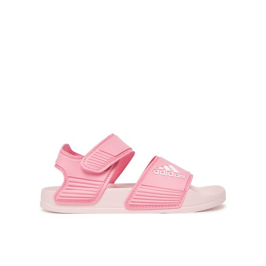 adidas Sandały adilette IH3634 Różowy ze sklepu MODIVO w kategorii Sandały dziecięce - zdjęcie 182726914