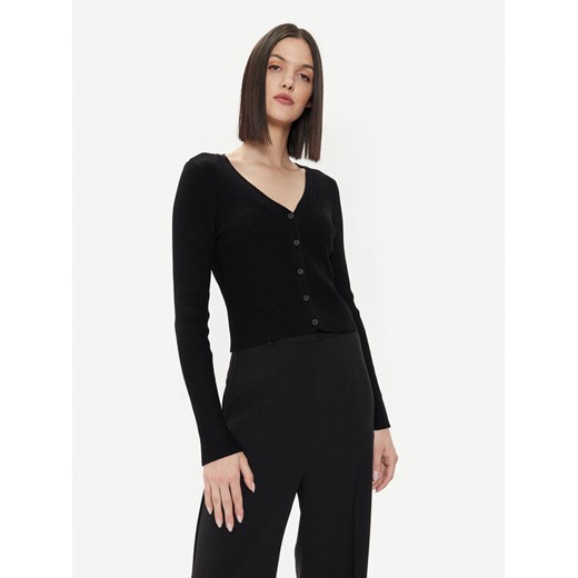 Vero Moda Kardigan Glory 10300305 Czarny Slim Fit ze sklepu MODIVO w kategorii Swetry damskie - zdjęcie 182726974