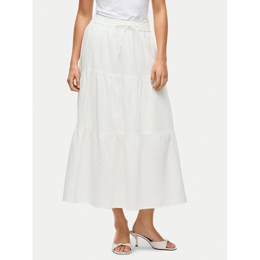 Vila Spódnica maxi Lania 14105428 Biały Regular Fit ze sklepu MODIVO w kategorii Spódnice - zdjęcie 182726990