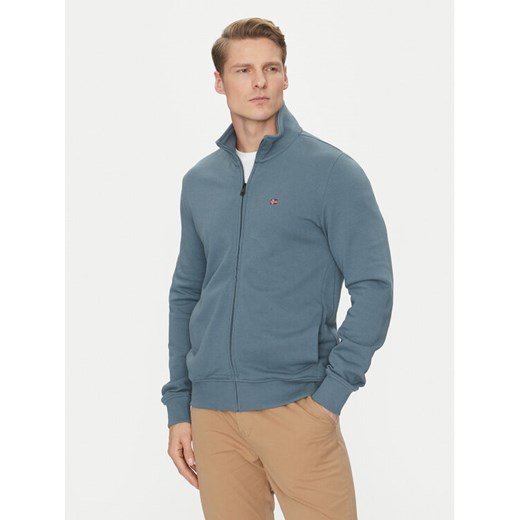 Napapijri Bluza Balis NP0A4HHW Beżowy Regular Fit ze sklepu MODIVO w kategorii Bluzy męskie - zdjęcie 182727020
