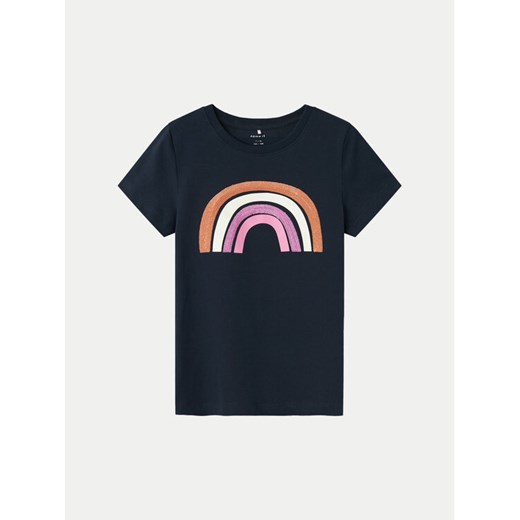 NAME IT T-Shirt Hanne 13226131 Granatowy Regular Fit ze sklepu MODIVO w kategorii Bluzki dziewczęce - zdjęcie 182727021