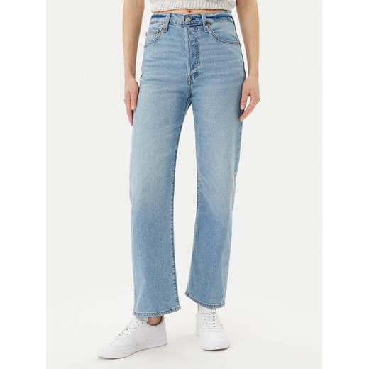 Levi's® Jeansy Ribcage 72693-0229 Niebieski Straight Fit ze sklepu MODIVO w kategorii Jeansy damskie - zdjęcie 182727042