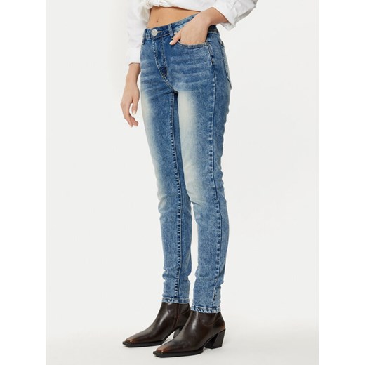 One Teaspoon Jeansy Freebirds 26725 Niebieski Skinny Fit ze sklepu MODIVO w kategorii Jeansy damskie - zdjęcie 182727050
