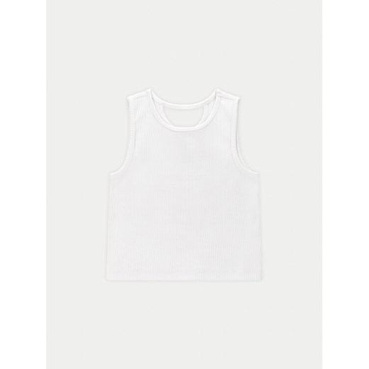 Coccodrillo Top WC4143304HGJ Biały Slim Fit ze sklepu MODIVO w kategorii Bluzki dziewczęce - zdjęcie 182727054