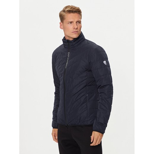 EA7 Emporio Armani Kurtka puchowa 8NPB13 PNE1Z 1562 Granatowy Regular Fit ze sklepu MODIVO w kategorii Kurtki męskie - zdjęcie 182727061