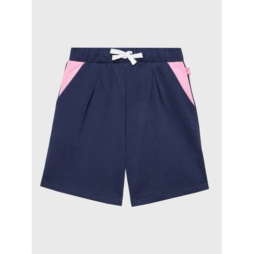 United Colors Of Benetton Szorty sportowe 3J68C901M Granatowy Regular Fit ze sklepu MODIVO w kategorii Spodenki dziewczęce - zdjęcie 182727080