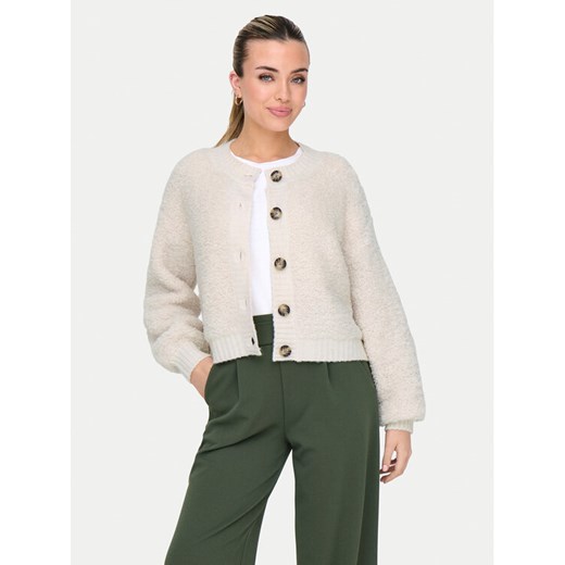 JDY Kardigan Eira 15337012 Beżowy Regular Fit ze sklepu MODIVO w kategorii Swetry damskie - zdjęcie 182727142