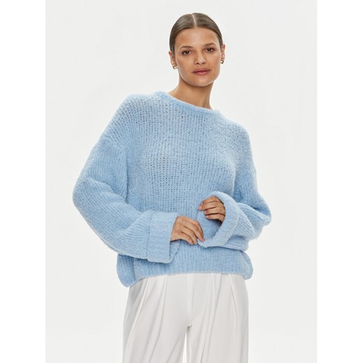 American Vintage Sweter Zolly ZOL18AE24 Niebieski Regular Fit ze sklepu MODIVO w kategorii Swetry damskie - zdjęcie 182727150