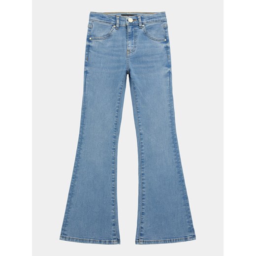 Guess Jeansy J3YA03 D52V0 Niebieski Regular Fit ze sklepu MODIVO w kategorii Spodnie dziewczęce - zdjęcie 182727180