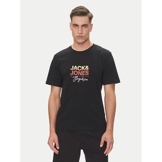 Jack&Jones T-Shirt Canggu 12281809 Czarny Regular Fit ze sklepu MODIVO w kategorii T-shirty męskie - zdjęcie 182727193