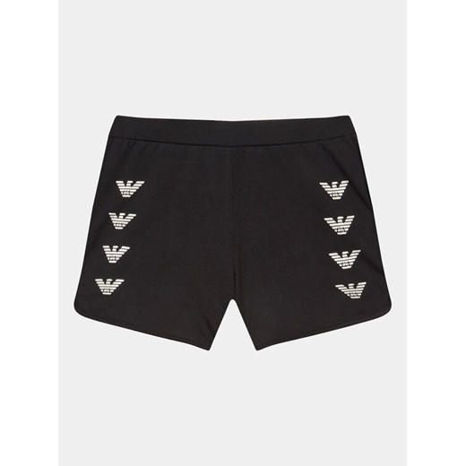 EA7 Emporio Armani Szorty sportowe 3RFS52 FJ5FZ 0200 Czarny Regular Fit ze sklepu MODIVO w kategorii Spodenki chłopięce - zdjęcie 182727201