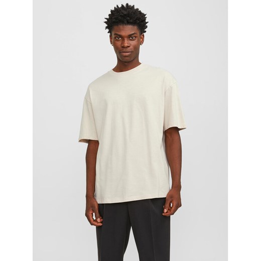 Jack&Jones T-Shirt Bradley 12249319 Beżowy Regular Fit ze sklepu MODIVO w kategorii T-shirty męskie - zdjęcie 182727232
