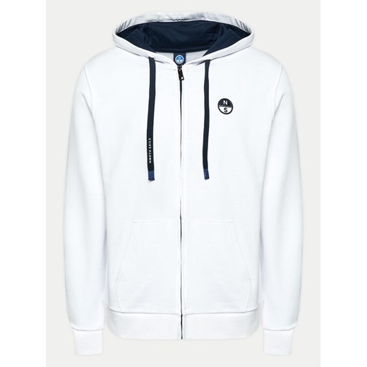 North Sails Bluza 691224 Biały Regular Fit ze sklepu MODIVO w kategorii Bluzy męskie - zdjęcie 182727241