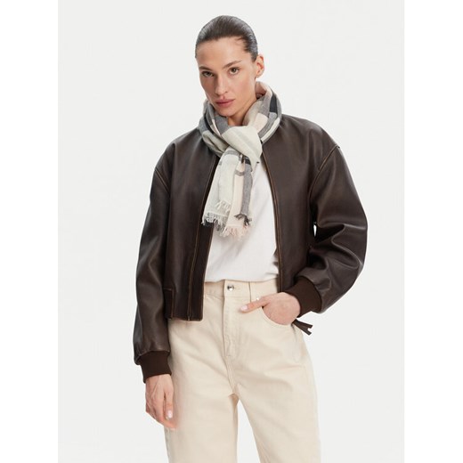 Barbour Szal Abigail LSC0442PI75 Écru ze sklepu MODIVO w kategorii Szaliki i chusty damskie - zdjęcie 182727244