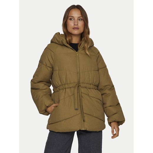 Vila Kurtka zimowa Bumble 14098374 Brązowy Loose Fit ze sklepu MODIVO w kategorii Kurtki damskie - zdjęcie 182727274