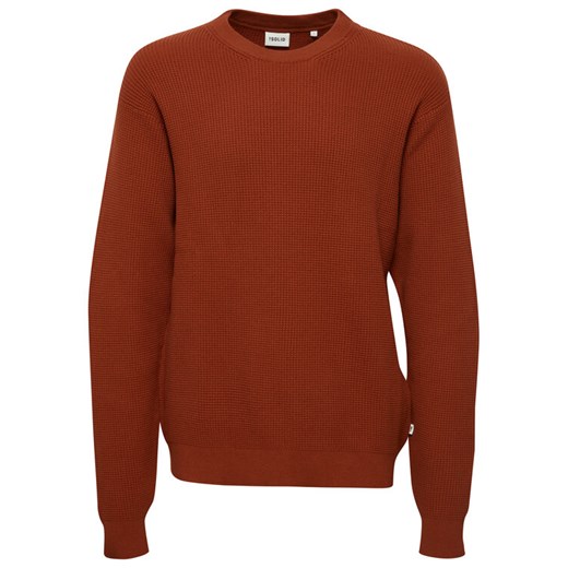Solid Sweter 21108052 Brązowy Regular Fit ze sklepu MODIVO w kategorii Swetry męskie - zdjęcie 182727281