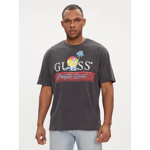Guess T-Shirt M4GI41 KBZV1 Szary Regular Fit ze sklepu MODIVO w kategorii T-shirty męskie - zdjęcie 182727334