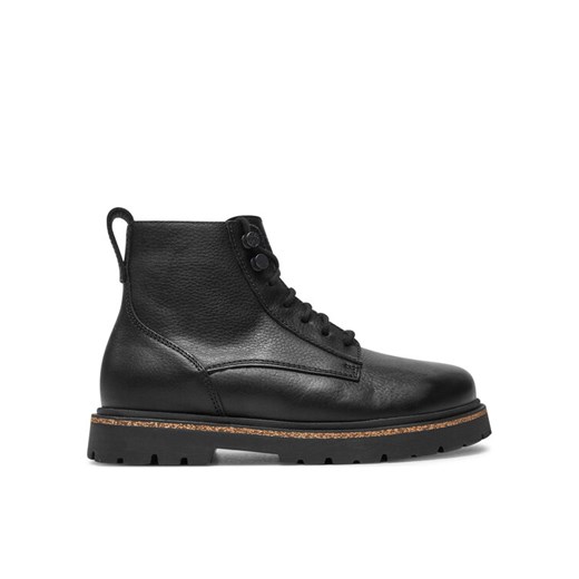 Birkenstock Botki Highwood Lace Mid W Lena 1028510 Czarny ze sklepu MODIVO w kategorii Botki - zdjęcie 182727371