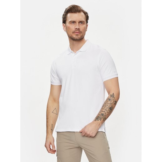 CMP Polo 31T7497V Biały Regular Fit ze sklepu MODIVO w kategorii T-shirty męskie - zdjęcie 182727453