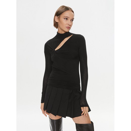 Pinko Bluzka Mononoke 102328 A17S Czarny Slim Fit ze sklepu MODIVO w kategorii Bluzki damskie - zdjęcie 182727490