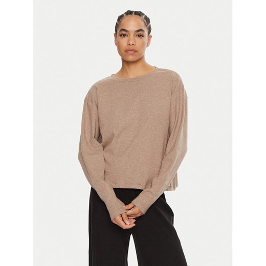 Guess Bluzka O4BP01 KCHZ2 Brązowy Regular Fit ze sklepu MODIVO w kategorii Bluzki damskie - zdjęcie 182727504