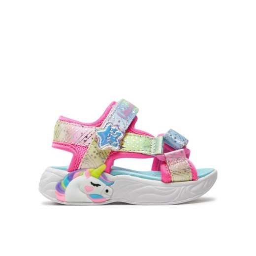 Skechers Sandały Unicorn Dreams Sandal-Majestic Bliss 302682N/PKMT Różowy ze sklepu MODIVO w kategorii Sandały dziecięce - zdjęcie 182727524