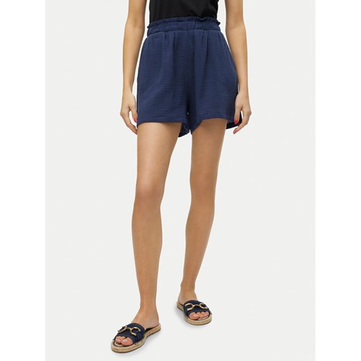 Vero Moda Szorty materiałowe Natali 10279687 Niebieski Baggy Fit ze sklepu MODIVO w kategorii Szorty - zdjęcie 182727533