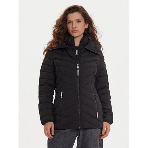 DKNY Kurtka zimowa DLEMPN45 Czarny Regular Fit ze sklepu MODIVO w kategorii Kurtki damskie - zdjęcie 182727540