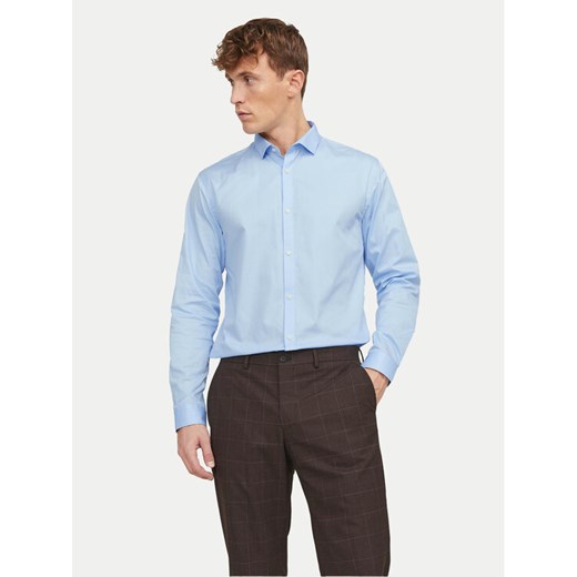 Jack&Jones Koszula 12201905 Błękitny Slim Fit ze sklepu MODIVO w kategorii Koszule męskie - zdjęcie 182727543