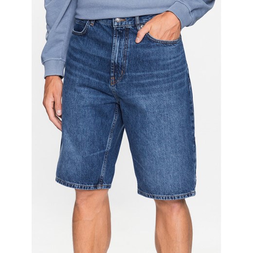 Hugo Szorty jeansowe 50489985 Niebieski Regular Fit ze sklepu MODIVO w kategorii Spodenki męskie - zdjęcie 182727563