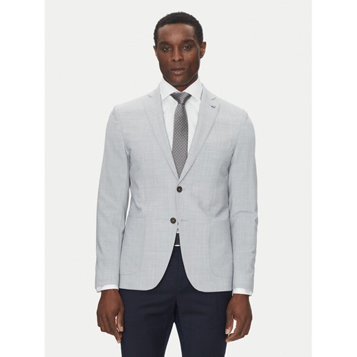 Michael Kors Marynarka MK0SB01025 Szary Slim Fit ze sklepu MODIVO w kategorii Marynarki męskie - zdjęcie 182727604