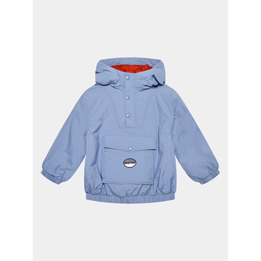 United Colors Of Benetton Kurtka anorak 24OXCN02T Niebieski Regular Fit ze sklepu MODIVO w kategorii Kurtki chłopięce - zdjęcie 182727664