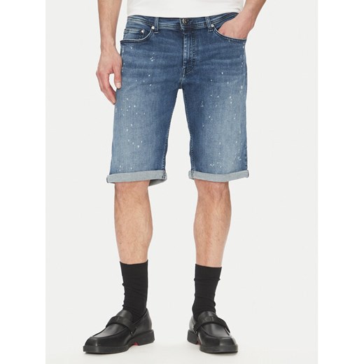 KARL LAGERFELD Szorty jeansowe 265820 552832 Granatowy Regular Fit ze sklepu MODIVO w kategorii Spodenki męskie - zdjęcie 182727684