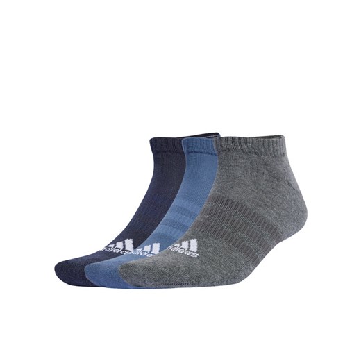 adidas Zestaw 3 par niskich skarpet męskich C Spw Low 3P IP0398 Granatowy ze sklepu MODIVO w kategorii Skarpetki męskie - zdjęcie 182727691