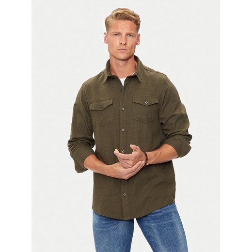 Brave Soul Koszula MSH-230CONANB Khaki Regular Fit ze sklepu MODIVO w kategorii Koszule męskie - zdjęcie 182727710