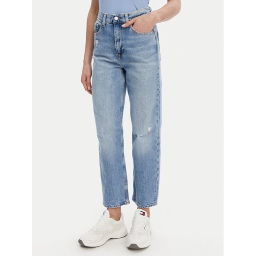 Tommy Jeans Jeansy Layla DW0DW20013 Niebieski Slim Fit ze sklepu MODIVO w kategorii Jeansy damskie - zdjęcie 182727734