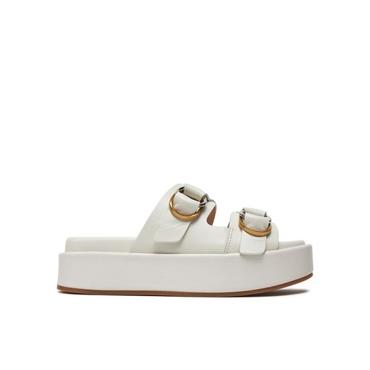 Pinko Klapki Flores 01 SD0057 P001 Écru ze sklepu MODIVO w kategorii Klapki damskie - zdjęcie 182727783