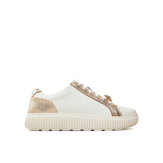 Geox Sneakersy D Graisy D46XFG 046JS C1ZH6 Biały ze sklepu MODIVO w kategorii Buty sportowe damskie - zdjęcie 182727843