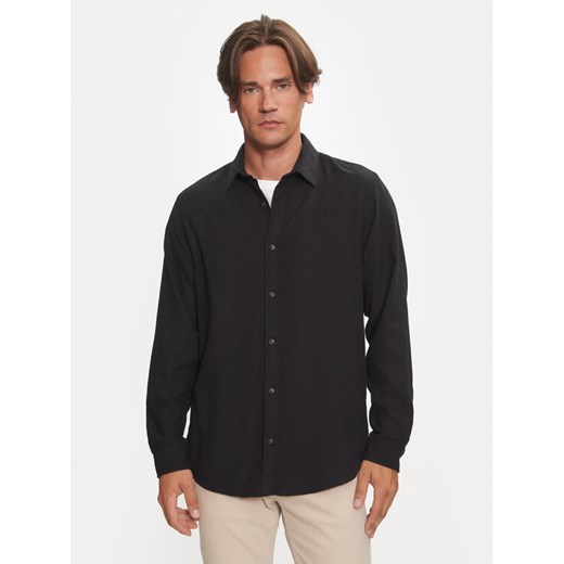 Jack&Jones Koszula Joshua 12258429 Czarny Slim Fit ze sklepu MODIVO w kategorii Koszule męskie - zdjęcie 182727851
