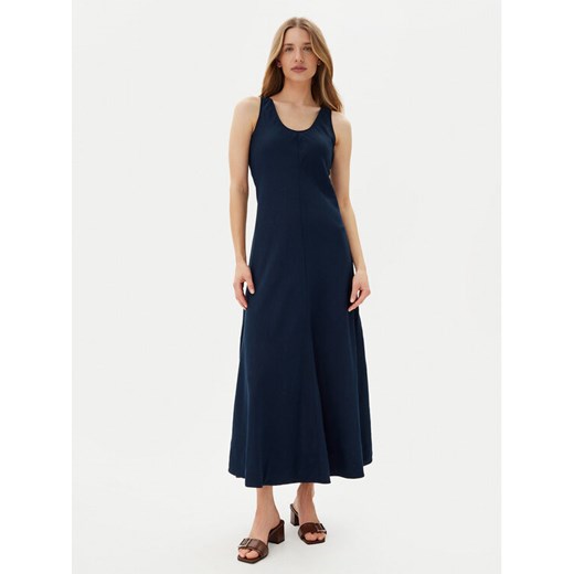 Tommy Hilfiger Sukienka letnia WW0WW46171 Granatowy Regular Fit ze sklepu MODIVO w kategorii Sukienki - zdjęcie 182727920
