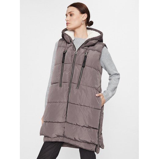 ONLY Bezrękawnik 15300259 Szary Regular Fit ze sklepu MODIVO w kategorii Kamizelki damskie - zdjęcie 182728020