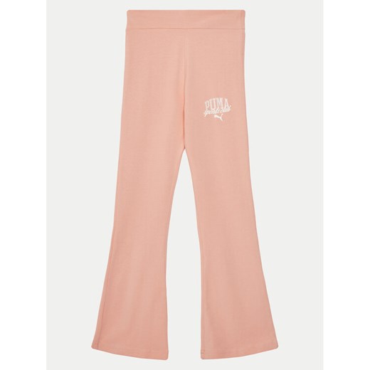 Puma Legginsy Class 685870 Różowy Flare Fit ze sklepu MODIVO w kategorii Spodnie dziewczęce - zdjęcie 182728031