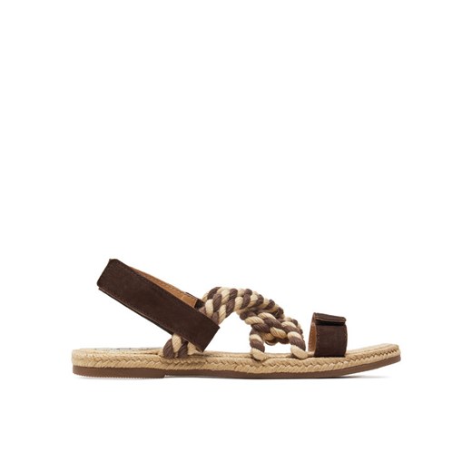 Manebi Espadryle Sandals P 7.8 Y0 Brązowy ze sklepu MODIVO w kategorii Sandały damskie - zdjęcie 182728140