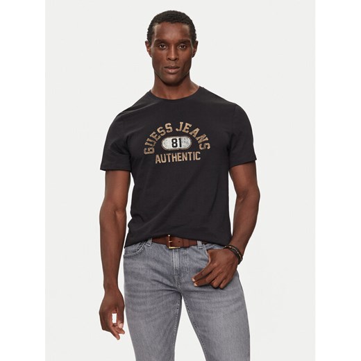 Guess T-Shirt M4BI74 K8HM0 Czarny Slim Fit - id: 0000304232589 - marki Guess - 182728142 Guess T-Shirt M4BI74 K8HM0 Czarny Slim Fit ze sklepu MODIVO w kategorii T-shirty męskie - zdjęcie 182728142