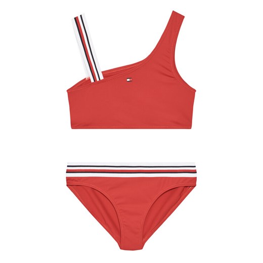 Tommy Hilfiger Strój kąpielowy UG0UG00805 Czerwony ze sklepu MODIVO w kategorii Stroje kąpielowe - zdjęcie 182728163