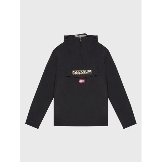 Napapijri Kurtka anorak Rainforest NP0A4GGD D Czarny Regular Fit ze sklepu MODIVO w kategorii Kurtki chłopięce - zdjęcie 182728183