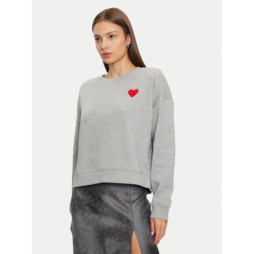 Vero Moda Bluza Maly 10329164 Szary Oversize ze sklepu MODIVO w kategorii Bluzy damskie - zdjęcie 182728224